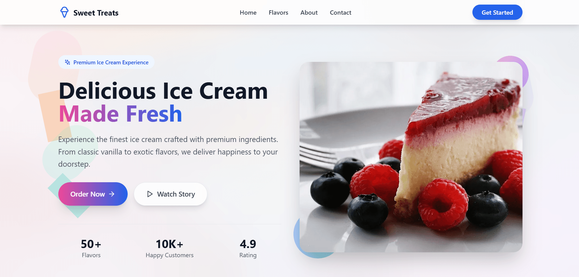 Ice Cream Shop Management